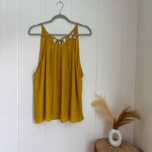 Forever 21 Golden Yellow Tank Top